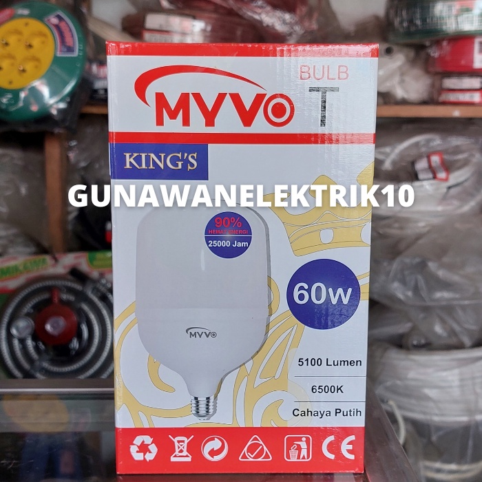 LAMPU LED MYVO KINGS 60 WATT, MYVO KINGS 60W, BERGARANSI 1 TAHUN