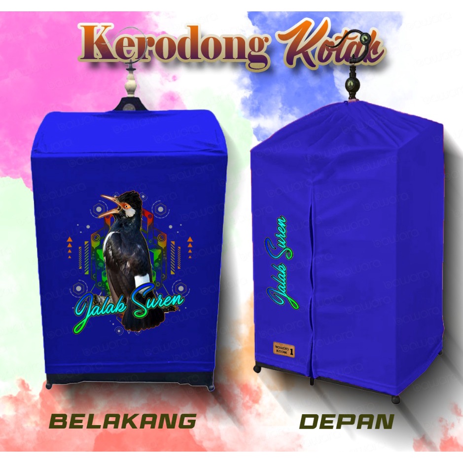 SK Krodong Kerodong Sangkar Kotak Nomor 1, 2, 3 Gambar Jalak Suren Bahan Higet