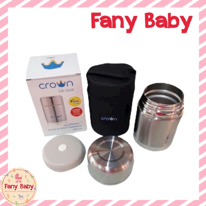 CROWN EASY TRAVEL THERMOS MAKAN