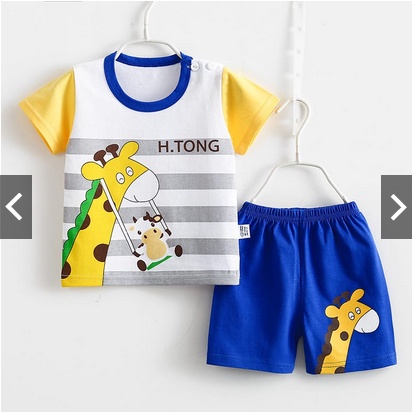 SETELAN  BAJU ANAK UNISEX GAMBAR LUCU / SET ANAK KARAKTER BARU 1-5 THN