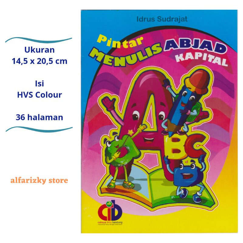 Buku Anak - Pintar Menulis Abjad Kapital