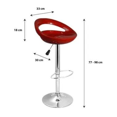 PROMO Kursi cafe minibar bulat set isi 1pcs  Bar Stool Hidrolik Bulat Kursi Barstool Kualitas Import-termurah