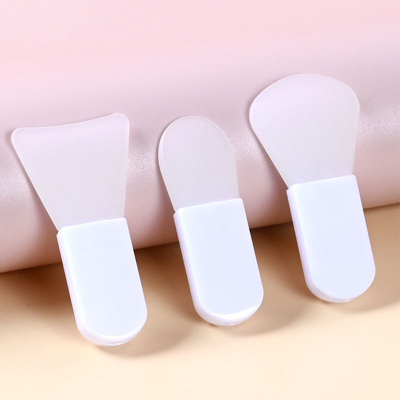 【Bayar di tempat】2023 mode baru Brush Makeup Mini Portable Bahan Silikon Untuk Masker Wajah Kuas Masker Wajah Premium Silikon Silicone Brush Face Mask