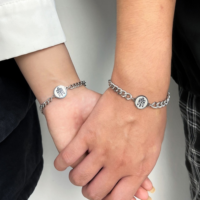 Siy Fashion Ukraina Nasional Emblem Gelang Bulat Liontin Gelang Zikir Perhiasan Pasangan Gelang Nyaman Dipakai