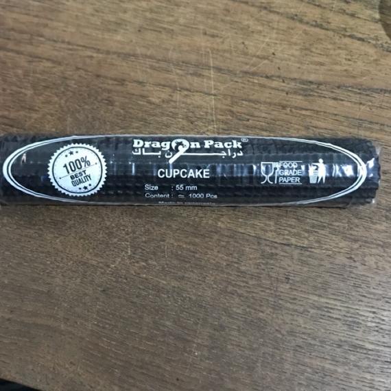 

FIA550 Cake Cases Hitam Ukuran 5.5mm Greaseproof Paper isi 1000lembar |||