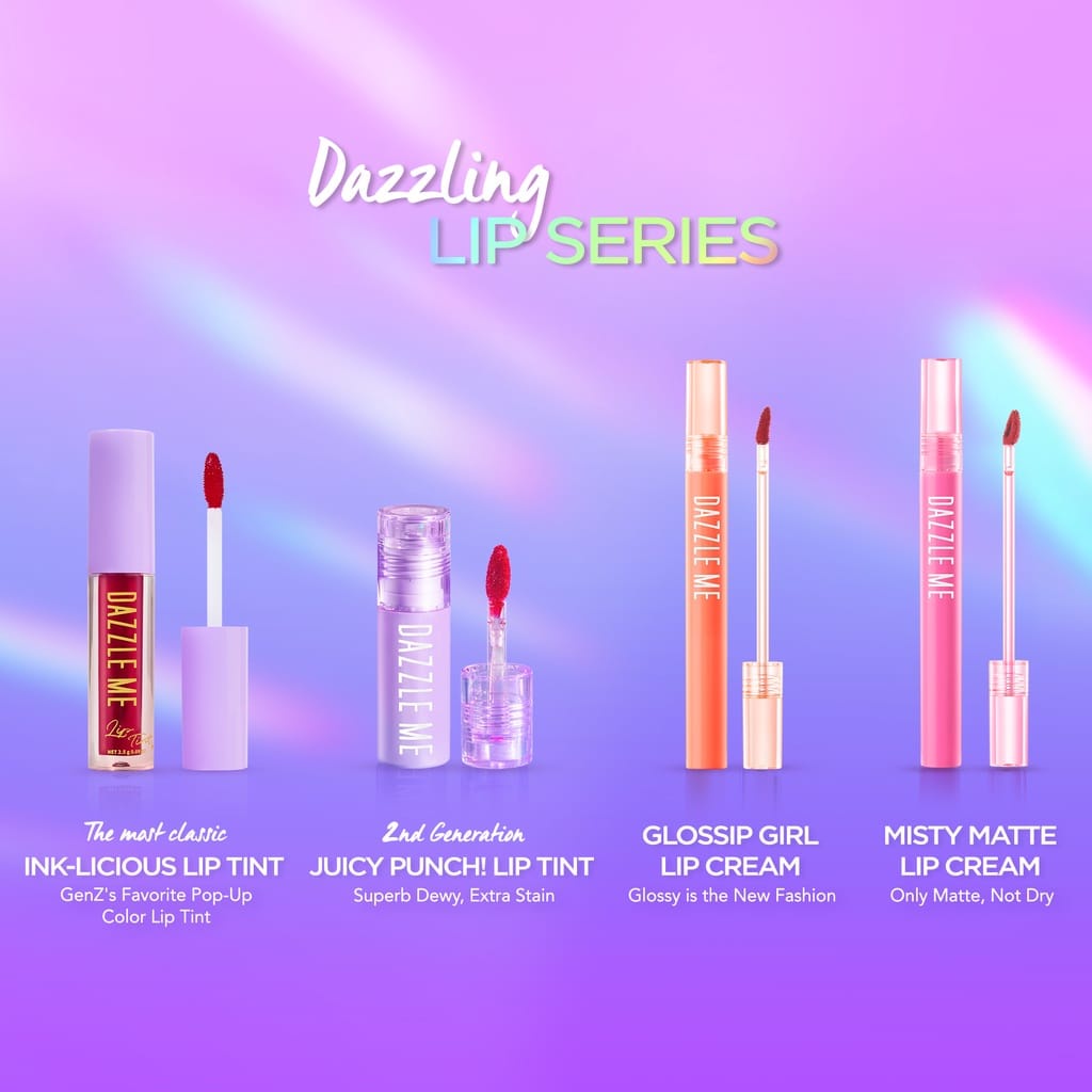 DAZZLE ME JUICY PUNCH LIP TINT LIP STAIN LONGLASTING 12 JAM [SWEETSPACE]