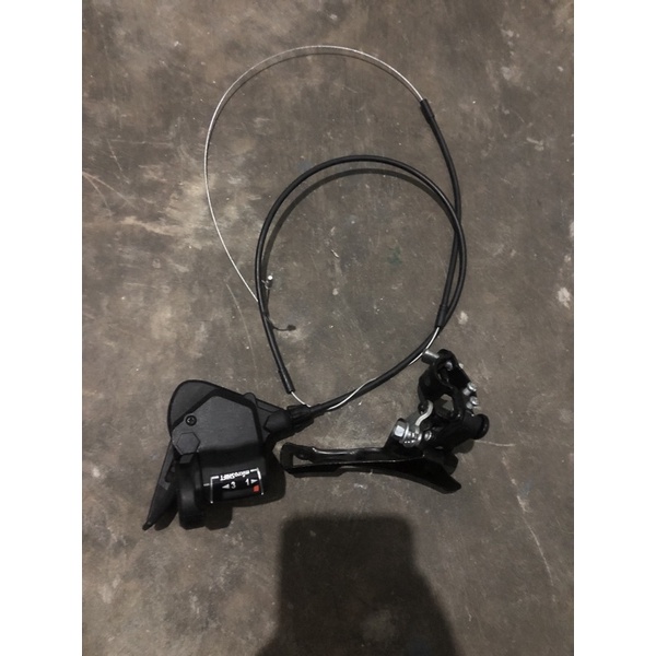 shifter 3 speed microshift + fd bukan shimano niseko sram