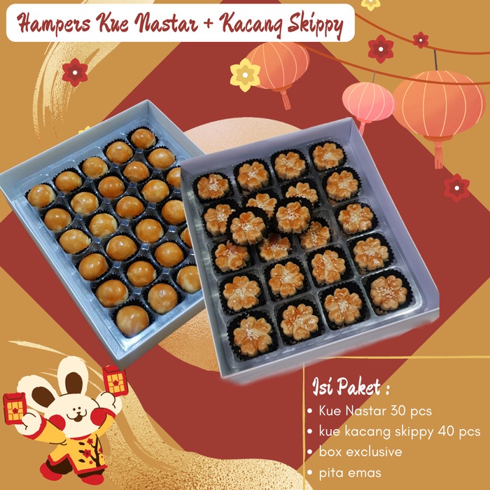 

Hampers Parcel Kue Imlek Cny Nastar Kacang Skippy Paket Lengkap