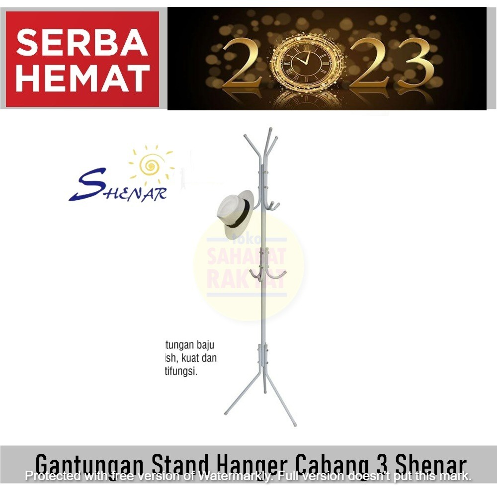 Hanger Stand Gantungan Baju 9 Cabang