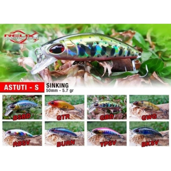 DISKON Lure Umpan Pancing Minnow Relik RELIX NUSANTARA Astuti Minow Murah MURAH