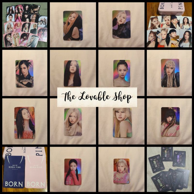 Blackpink Born Pink Official Photocard