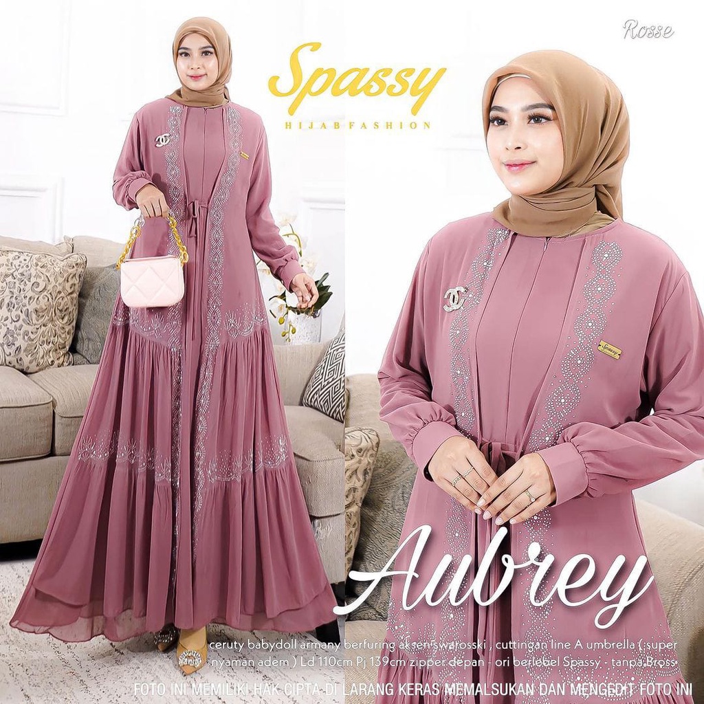 AUBREY DRESS SPASSY // GAMIS CERUTY BABYDOLL MAXY DRESS