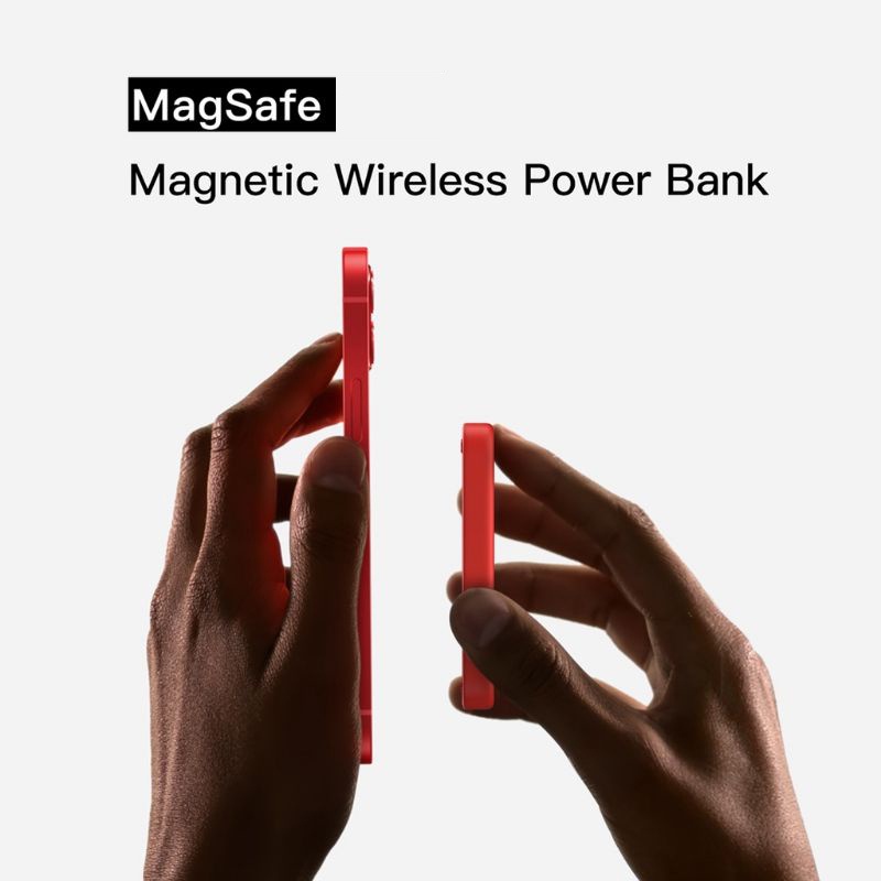 Magnetic Magsafe Powerbank 15W Fast Charging 10000mAh Wireless Battery Pack / Wireless Charger / Power Battery / Wireless Power Bank / Mini Powerbank 10000 Mah / Powerbank 20000 mAh / Mini Power Bank