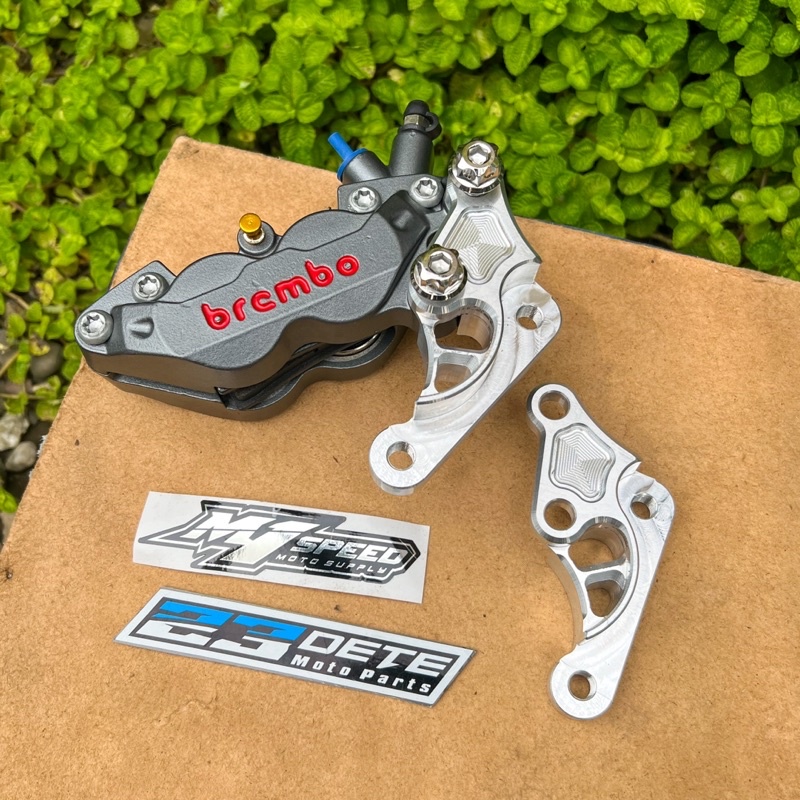 breket kaliper axial 4P Brembo DLL Disc 300 PNP shock Jupiter Z / FIZ R / Nouvo / 125z / KYB