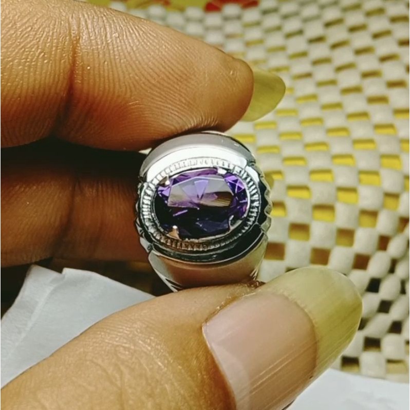 batu bungur kecubung ungu
