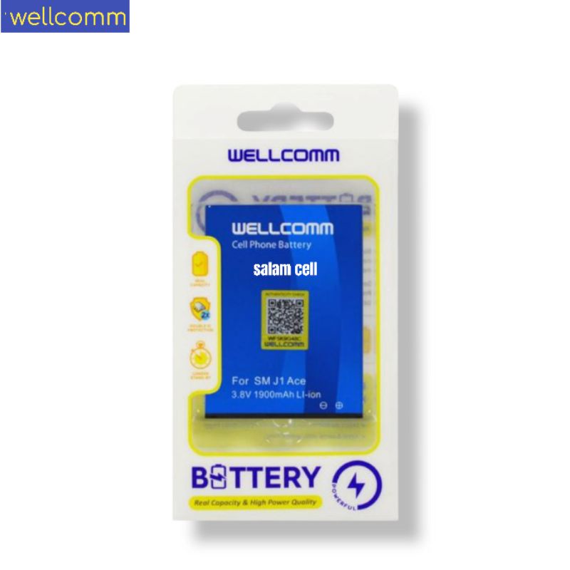 Baterai Samsung J1 Ace J110G Wellcomm Original Murah