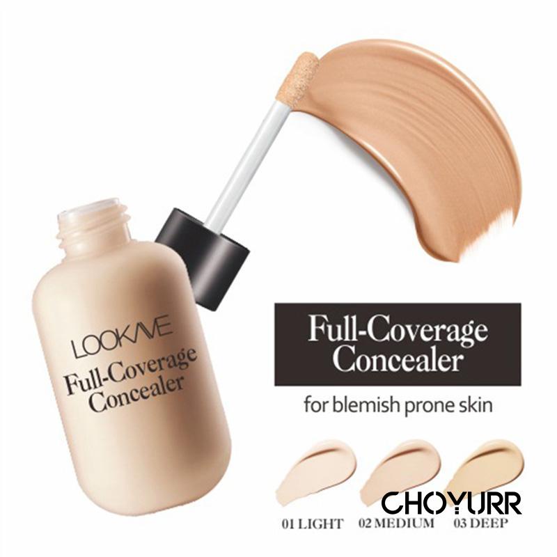 【COD】Light Concealer Liquid Foundation BB Cream Liquid 12ml Matte Foundation Cream Wajah Menyembunyikan Lingkaran Hitam Mata Cair Kosmetik Tahan Lama Untuk Harian-CH