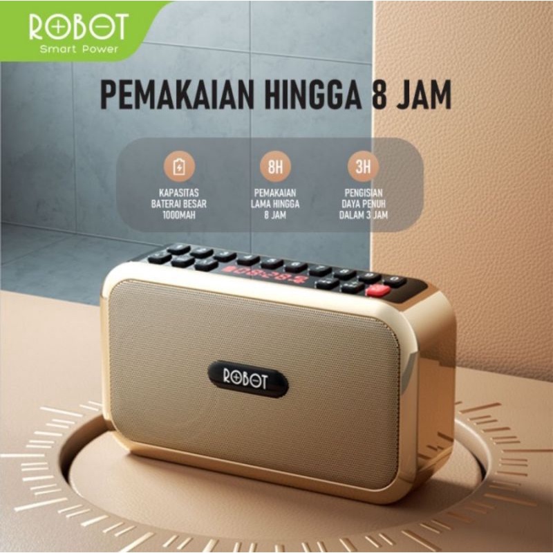 Speaker Robot RB200 Bluetooth - Robot RB200 Wireless Speaker Bluetooth