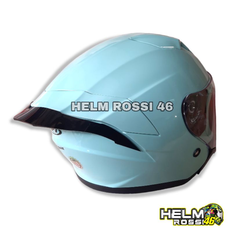 HELM GIFT SARGON EASY TOSCA rep NJS KAIROZ + Visor FLAT Venom + Spoiler