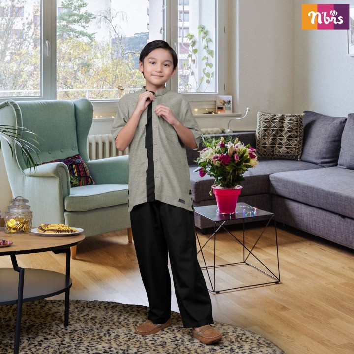 GAMIS ANAK SARIMBIT NIBRAS BALANCE TERBARU 2023 COUPLE KELUARGA