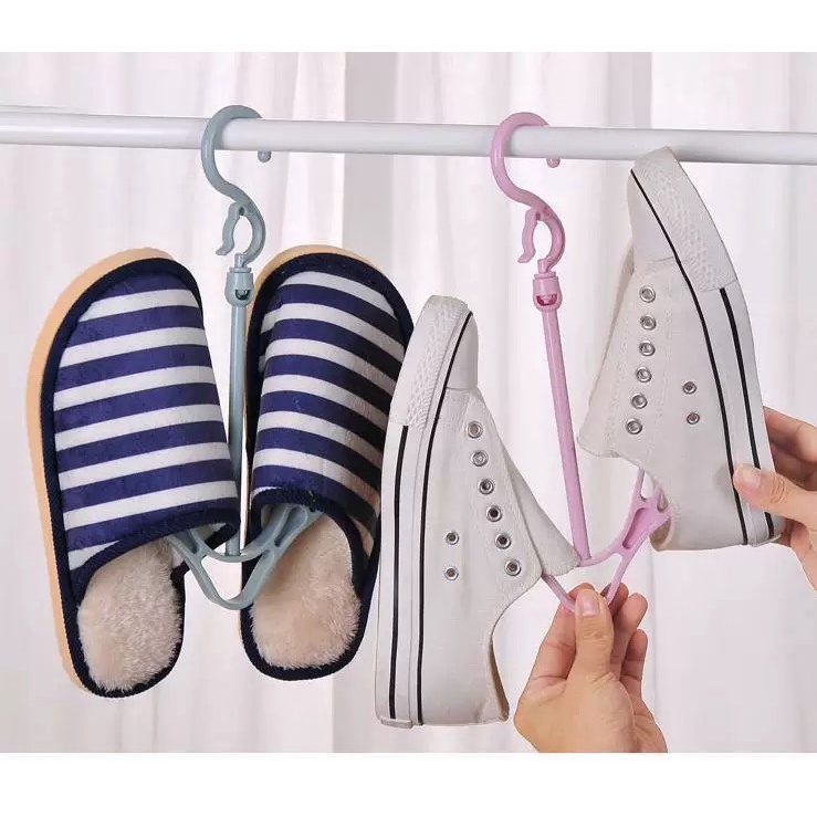 [IZUNA] Gantungan Sepatu Sandal / Hanger Jemuran Sepatu Sandal 2 Sisi