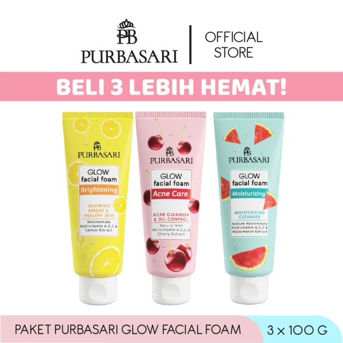 Purbasari Glow Facial Foam