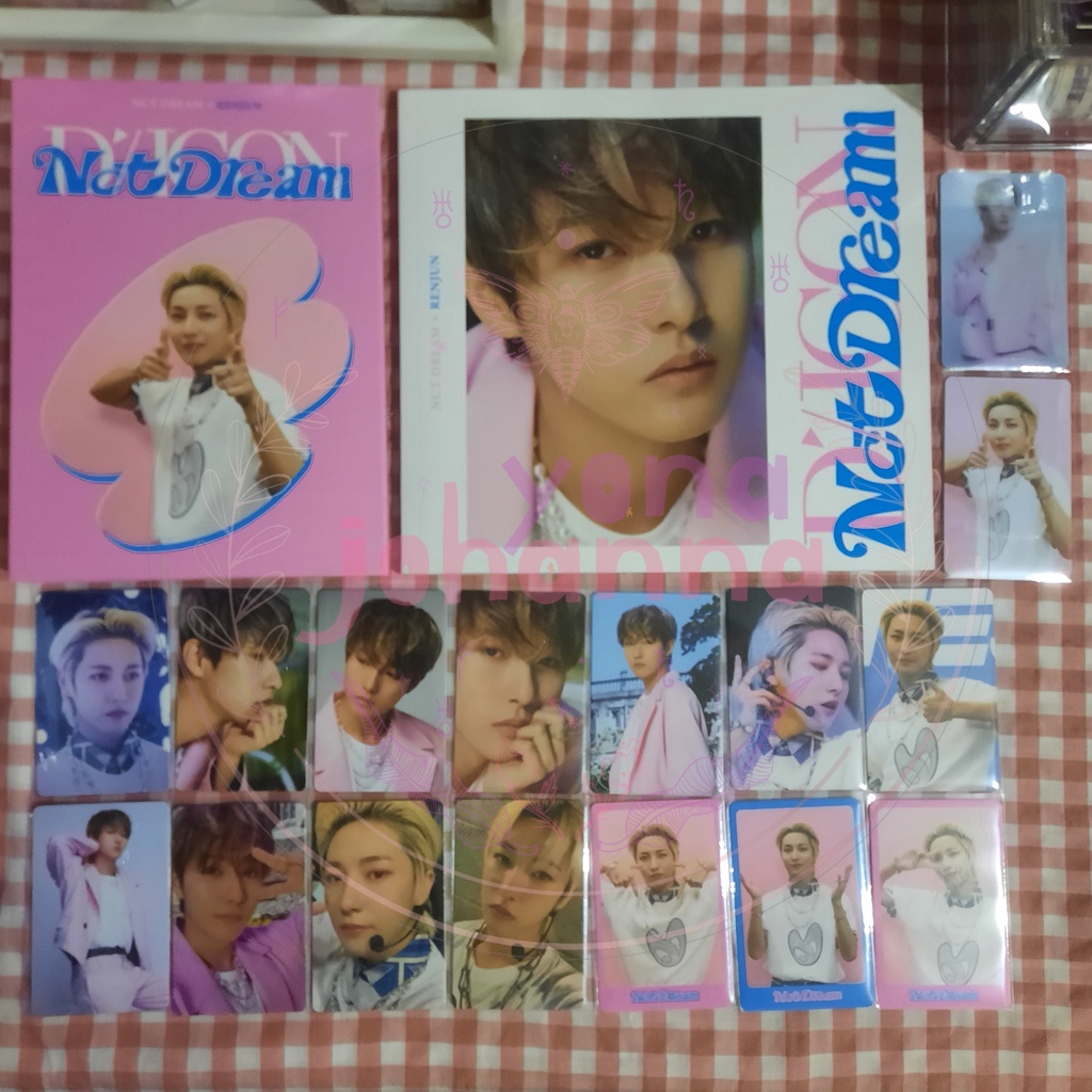 Sharing Dicon D'Festa Mini Edition 102 NCT Dream Renjun Binder Photobook Photocard Set Spesial PC