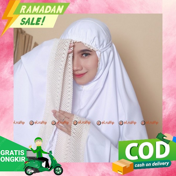 Mukena Travel Ayana By Reyscarf.Id - Mukena Dewasa Bahan Premium Rayon Viscose Adem Nyaman Dipakai -