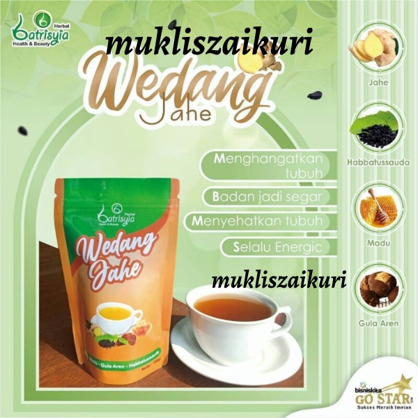 

「Mall✔️」 Wedang Jahe Obat Batuk Wedang Jahe Batrisyia Extra Jahe / Jahe bubuk / Minuman Jahe / Empon Empon / Minuman Herbal