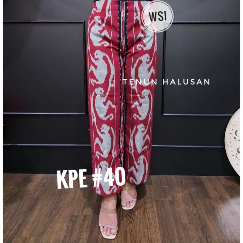 KULOT PANJANG ETNICK WANITA, CELANA PANJANG LONGGAR MOTIF