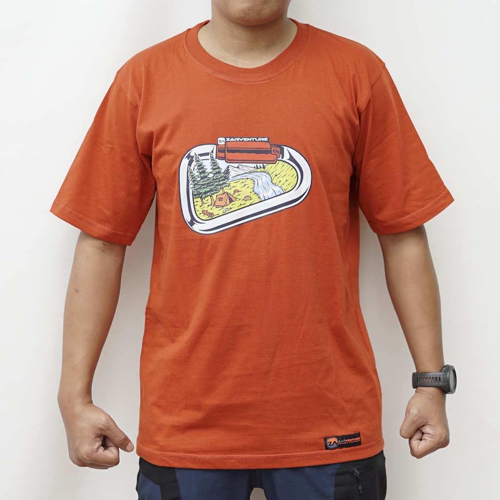 kaos tshirt tema adventure hiking zarventure 1019