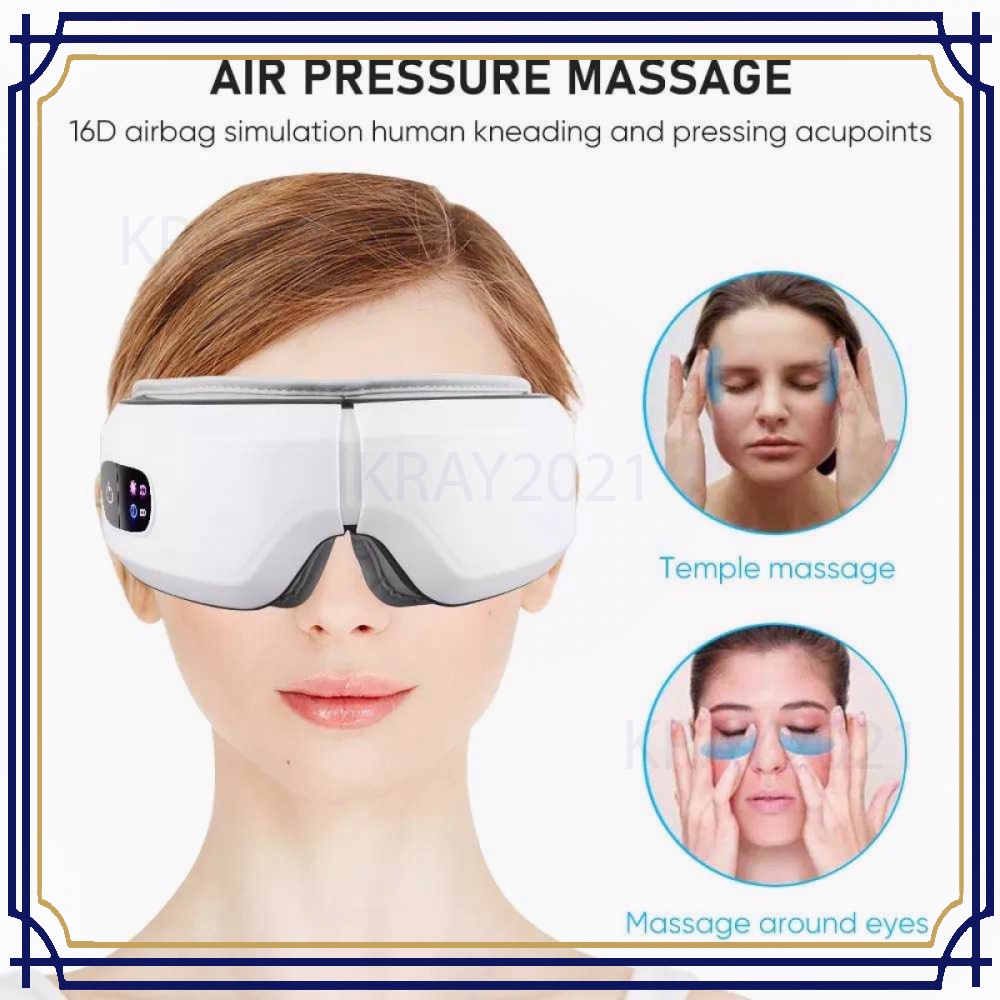 Alat Pijat Mata Elektrik Hot Compress Vibration Eye Massager -HL928