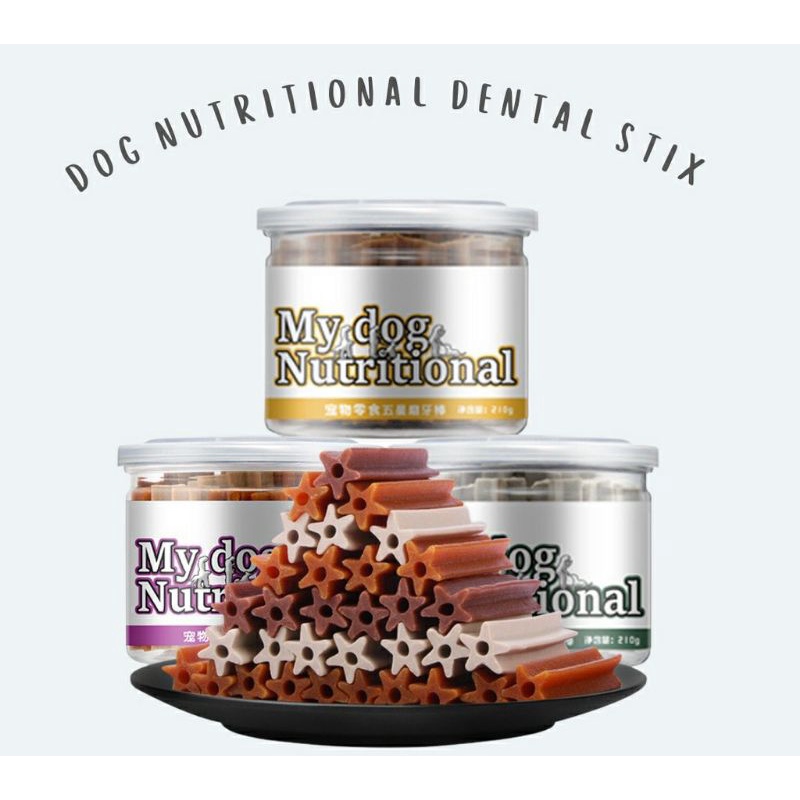 EXOTICGOODS DENTAL STICK 210g PEMBERSIH GIGI ANJING PEMBERSIH PLAK GIGI ANJING PEWANGI GIGI ANJING
