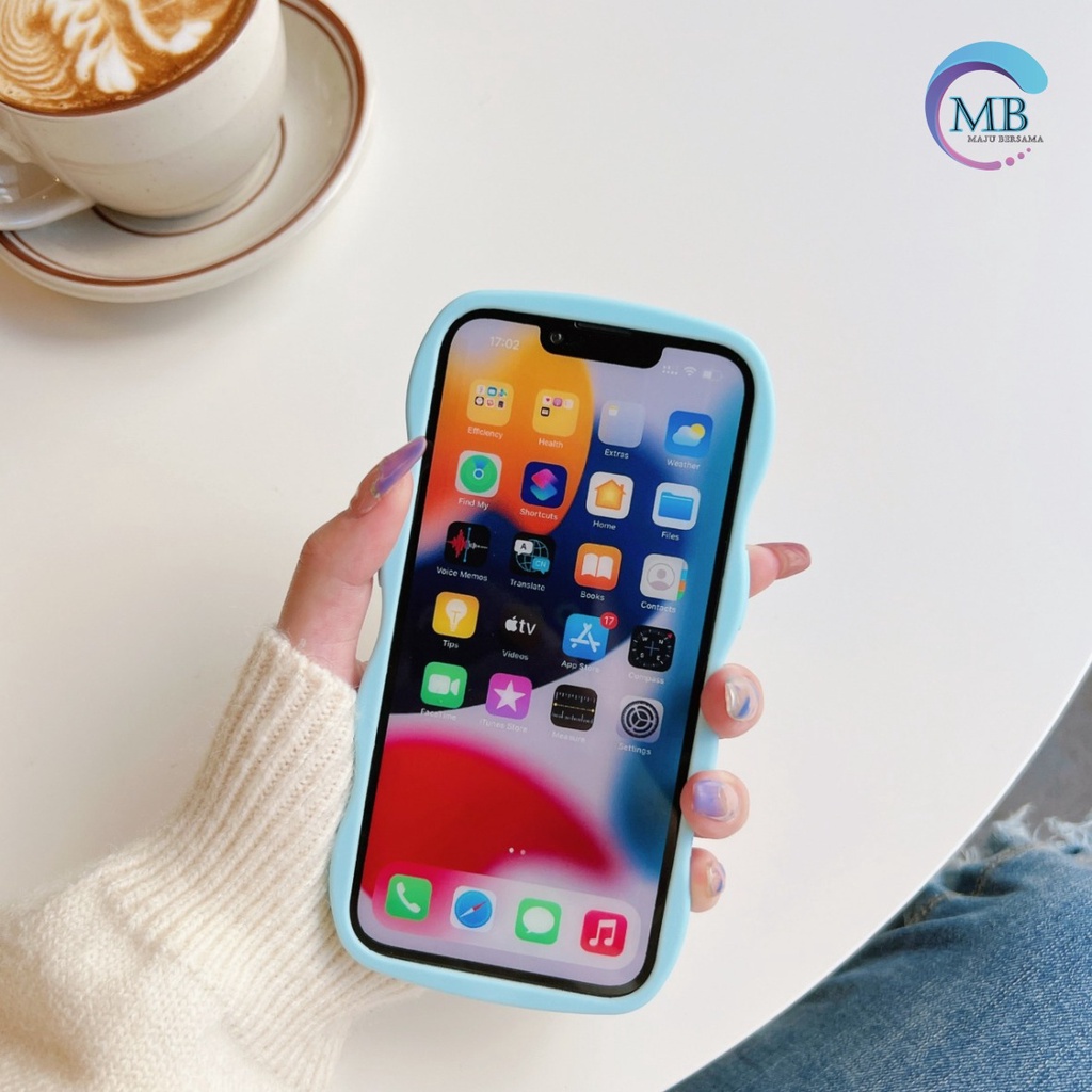 GC02 SOFTCASE GELOMBANG RANTAI MANIK FOR IPHONE 7 8 SE 2020 7+ 8+ X XS XR XS MAX 11 12 13 14 PRO MAX PLUS MB4277