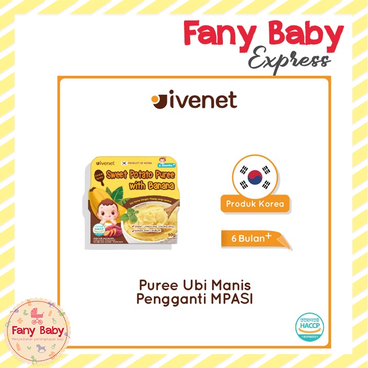 IVENET SWEET POTATO PUREE 90 GR