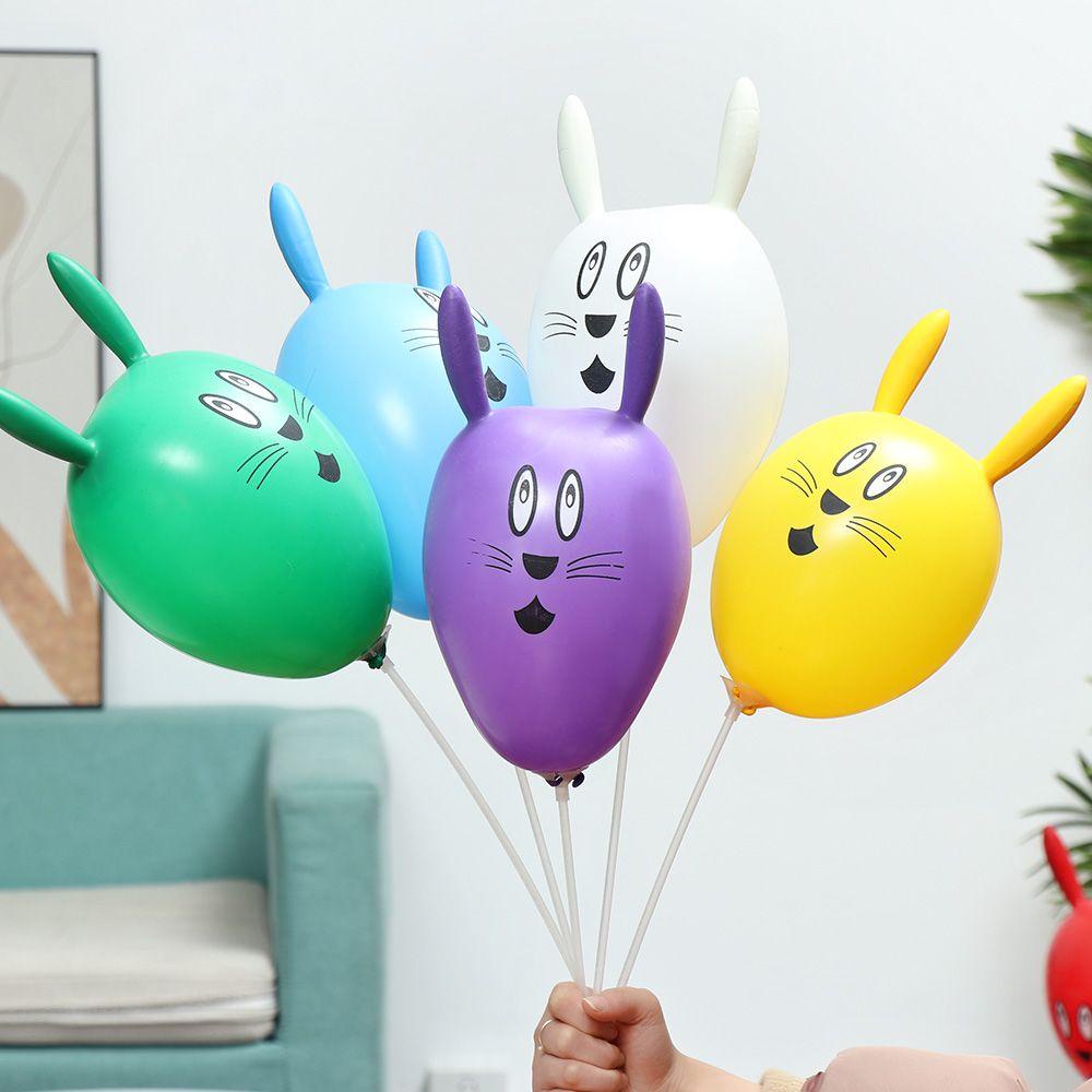 [Harga Grosir] 1PC Warna Acak Paskah Kelinci Balon Lucu Raksasa Telinga Kelinci Multicolor Tiup Menebal Lateks Ballon Pesta Nikmat Untuk Anak Dekorasi Rumah