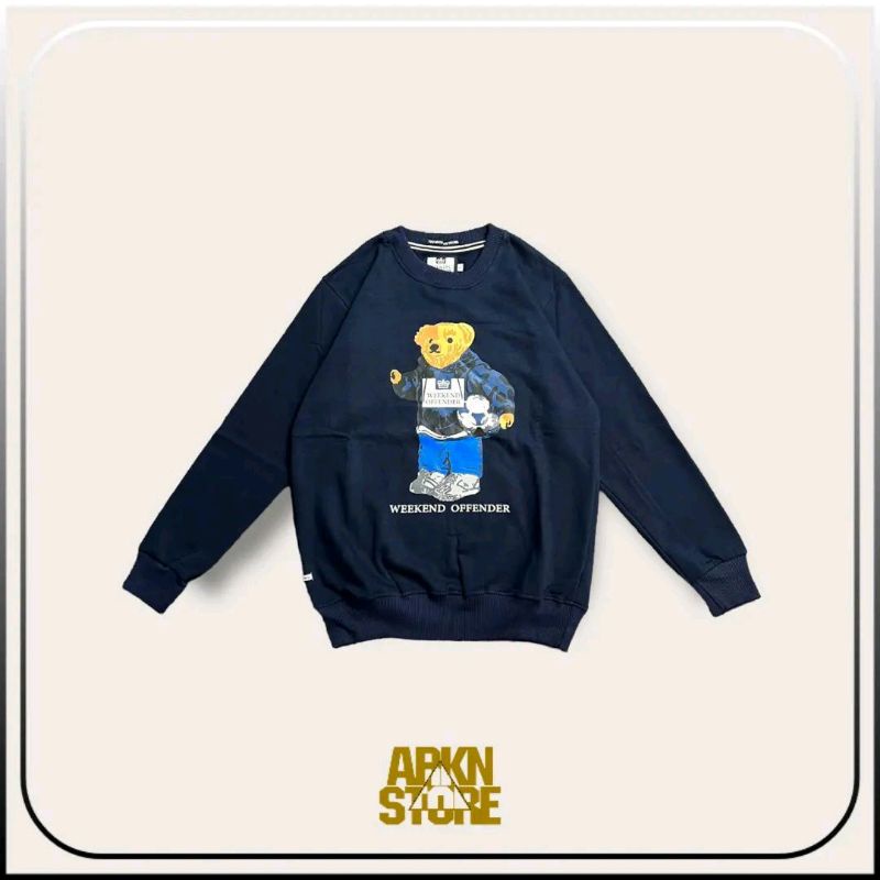 crewneck weekend offender bear