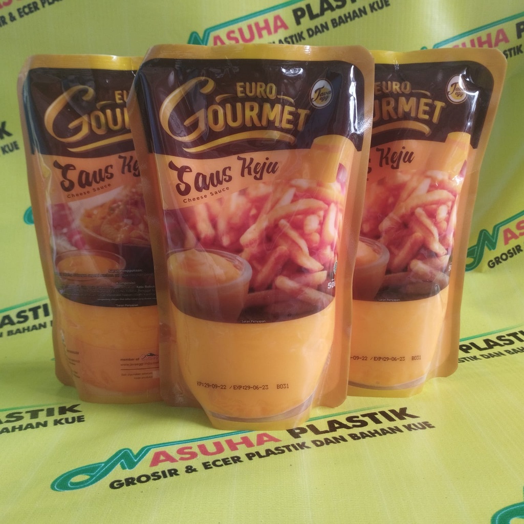 

saus keju gourmet 500gr euro cheese saus