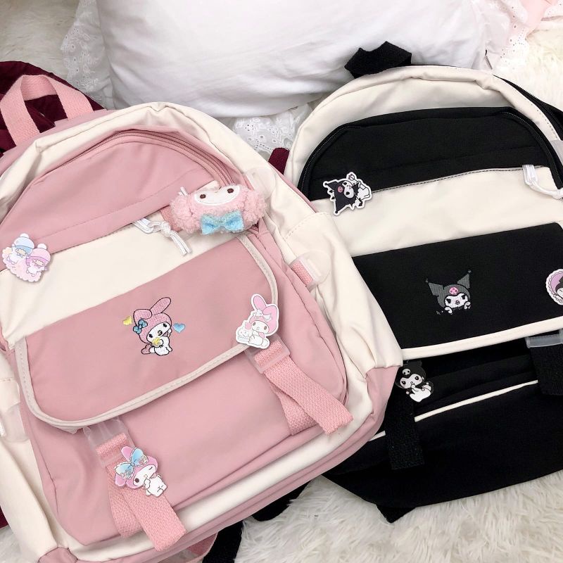 RANSEL SEKOLAH IMPORT CINNAMOROLL MY MELODY KUROMI / TAS SEKOLAH IMPORT / BACK PACK SANRIO / TAS IMP