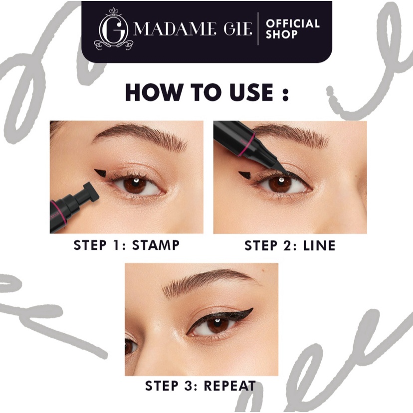 MADAME GIE PERFECT LINER/ EYELINER STAMP 2IN1