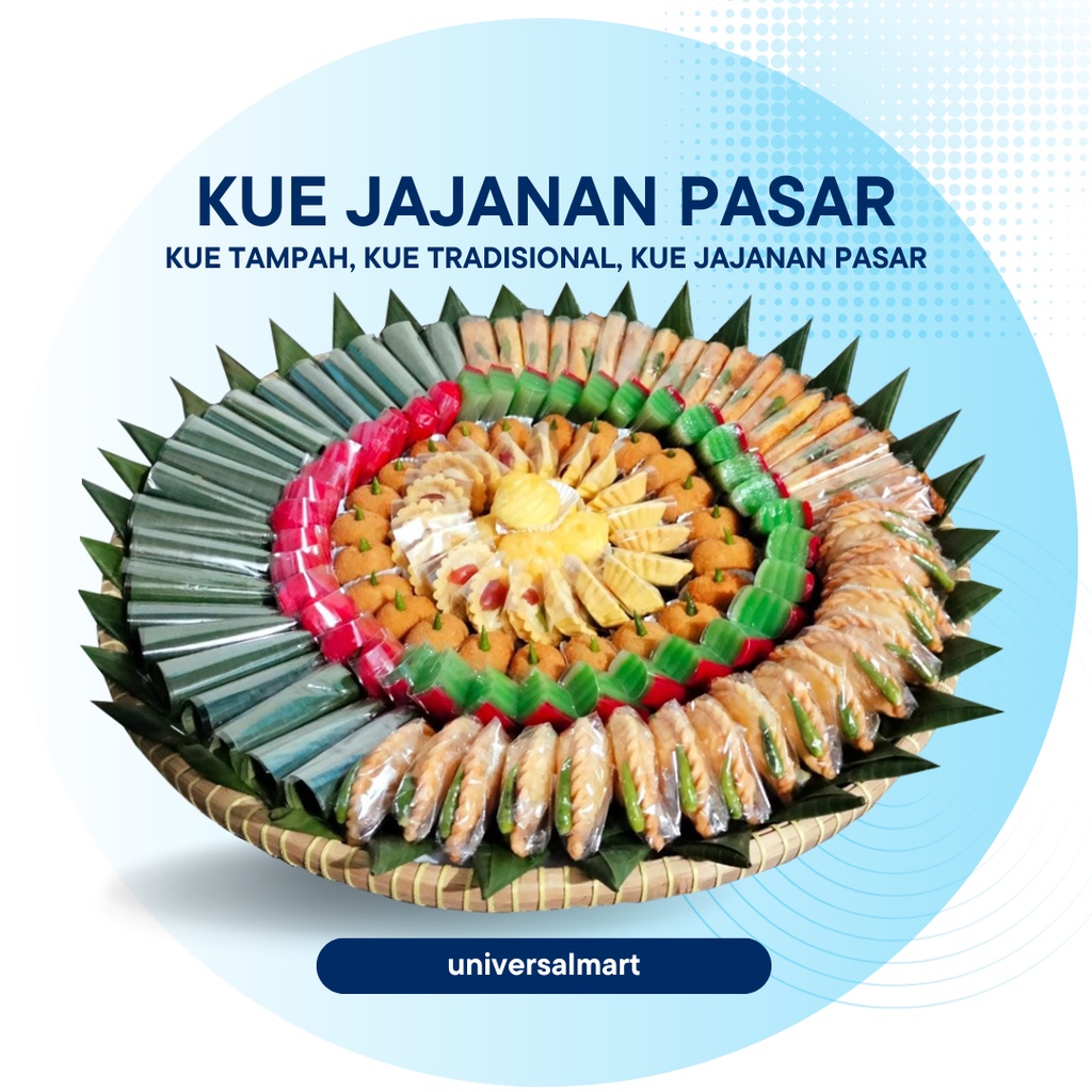 Jual Kue Tampah Kue Jajanan Pasar Kue Tradisional Paket Isi Bervariasi