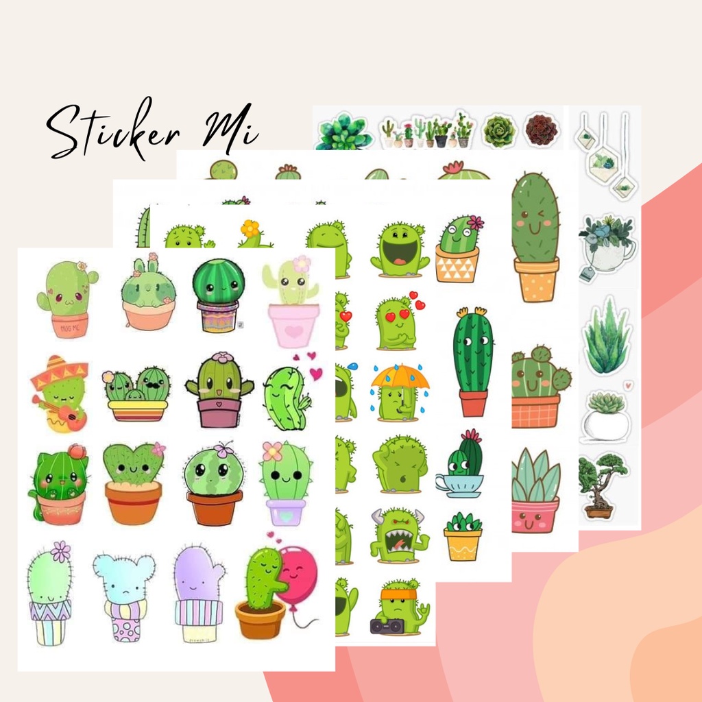 

[KAKTUS] STIKER AESTHETIC ANTI AIR GLOSSY 135 GSM