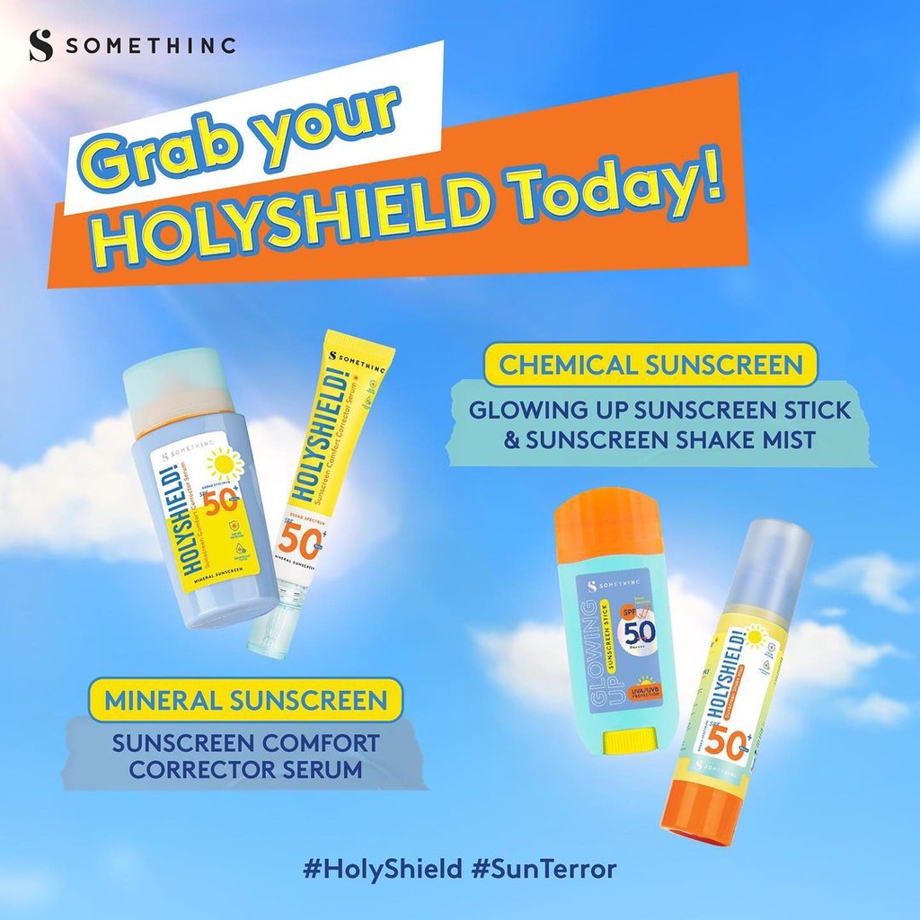 SOMETHINC Glowing Up Sunscreen Stick SPF 50++ PA ++++