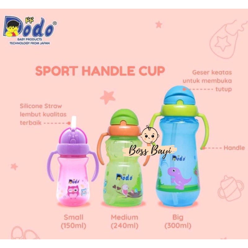 DODO - Botol Sport Handle Cup Small DDC005/ Medium DDC006/ Big DDC007