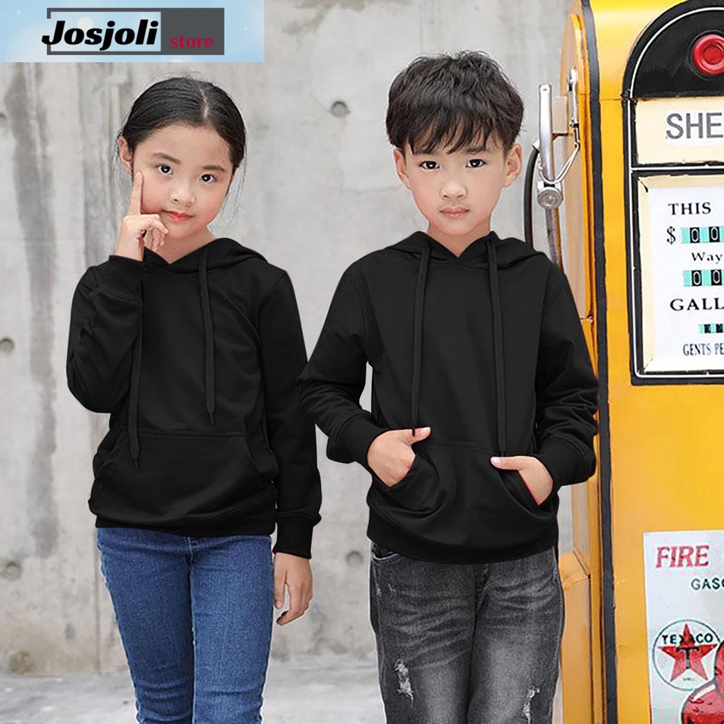 JOSJOLI_STORE/Sweater Hoodie Kids Polos/Atasan Couple Anak Laki-Laki/XS S