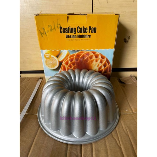 loyang kue bolu classic round aluminium premium Anti lengket / cetakan kue model classic pan anti lengket / loyang tulban chiffon classic premium