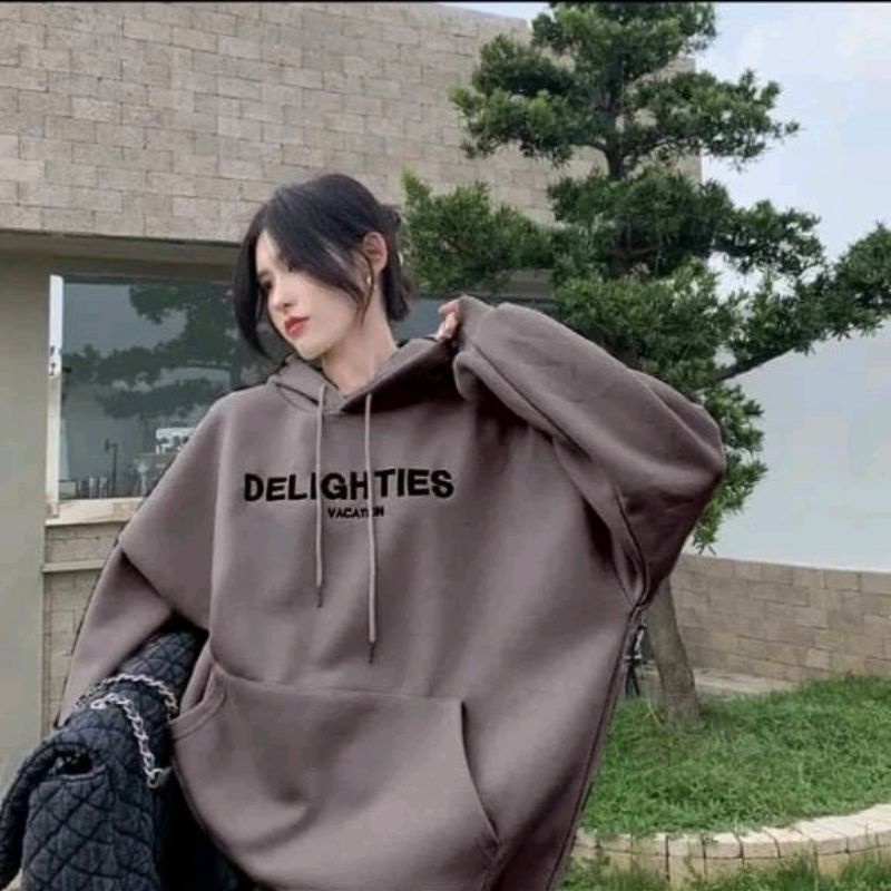 DELIGHTIES Sweater Hoodie Oversize