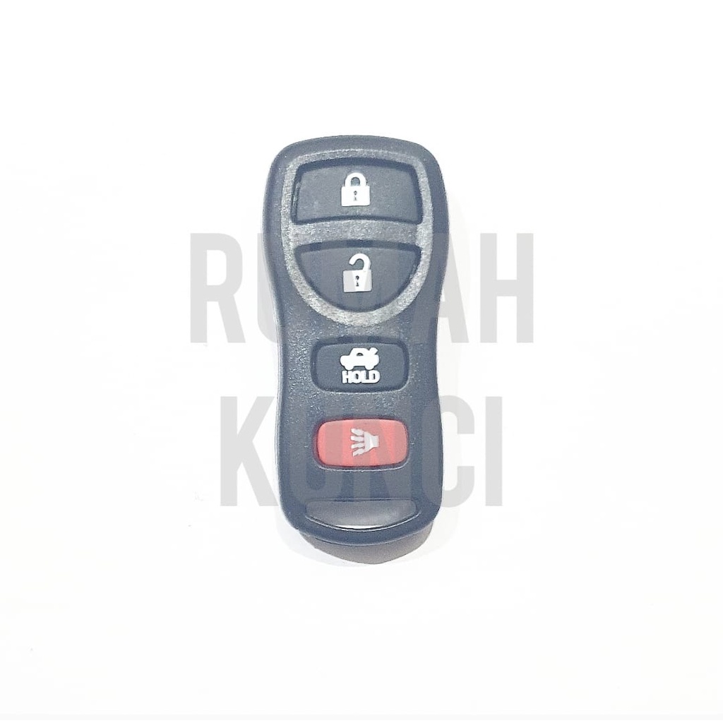 Casing Cover Kunci Remote Mobil Nissan 4 Tombol