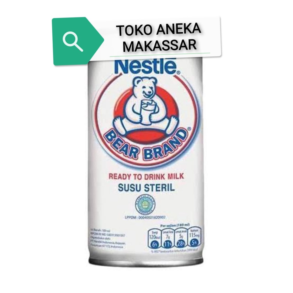 

BEAR BRAND 189ML SUSU STERIL