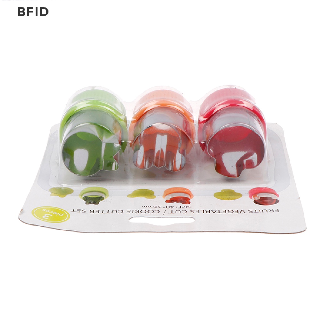 [BFID] Cetakan Biskuit 3-piece stainless steel, Cetakan cutg Buah Dan Sayur  [ID] Baju Kaos Distro Pria Wanita Lengan Panjang [ID]